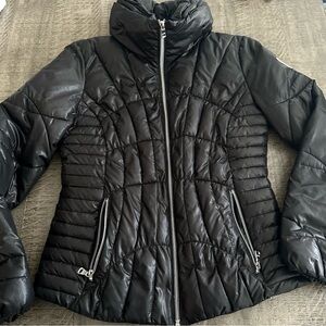 Guess Women's Black Puffer Jacket